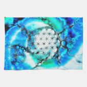 花 – 色鮮やかな方法2 キッチンタオル (横)