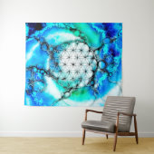 花 – 色鮮やかな方法2 タペストリー (インサイチュ(横))