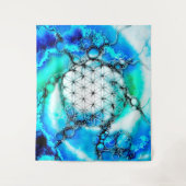 花 – 色鮮やかな方法2 タペストリー (正面)