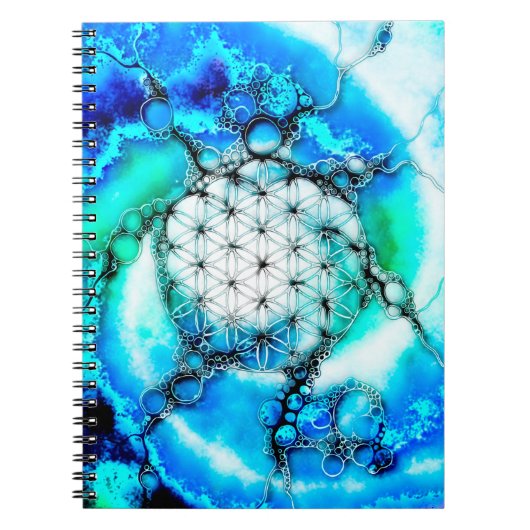 花 – 色鮮やかな方法2 ノートブック (正面)