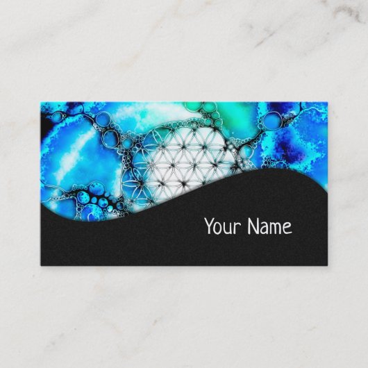 花 – 色鮮やかな方法2 名刺 (正面)