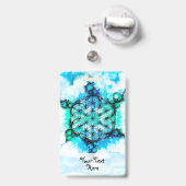 花 – 色鮮やかな方法3 バッジ (Back with Retractable)