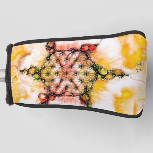 花 – 色鮮やかな方法4 ゴルフヘッドカバー (正面)