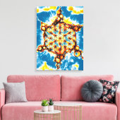 花 – 色鮮やかな方法5 キャンバスプリント (インサイチュ (リビング))