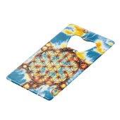 花 – 色鮮やかな方法5 クレジットカード栓抜き (正面アングル)