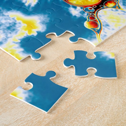 花 – 色鮮やかな方法5 ジグソーパズル (側面)