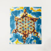 花 – 色鮮やかな方法5 タペストリー (正面)