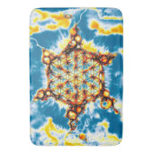 花 – 色鮮やかな方法5 バスマット (正面縦)