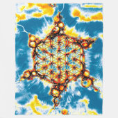 花 – 色鮮やかな方法5 フリースブランケット (正面)