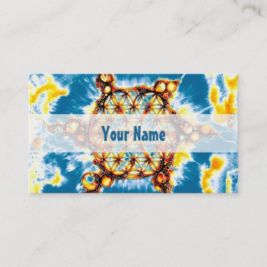 花 – 色鮮やかな方法5 名刺 (正面)