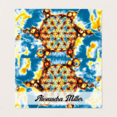 花 – 色鮮やかな方法5 名刺 (外部フラット)