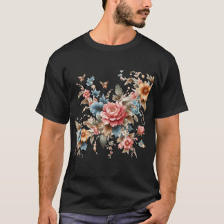花 ||花パターン ||野生の花 ||花 Tシャツ