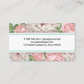 花 | 花屋の背景 名刺 (裏面)