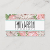 花 | 花屋の背景 名刺 (正面)