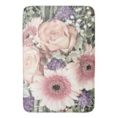 花，花束，フローラ，美しい，飾り バスマット (正面縦)