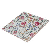 花、花柄、ウィリアム・モリス タイル (側面)