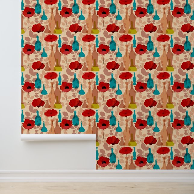 花、花瓶、ボトル模様 壁紙 (アプリケーション)