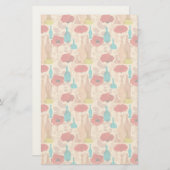 花、花瓶、ボトル 便箋 (正面/裏面)