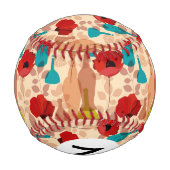 花、花瓶、ボトル 野球ボール (裏面)