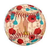 花、花瓶、ボトル 野球ボール (正面)