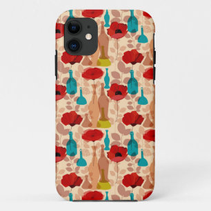 花、花瓶、ボトル iPhone 11 ケース