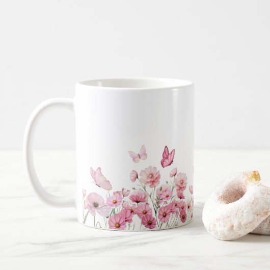花 花 コーヒーマグカップ (ドーナツ)