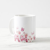 花 花 コーヒーマグカップ (正面左)