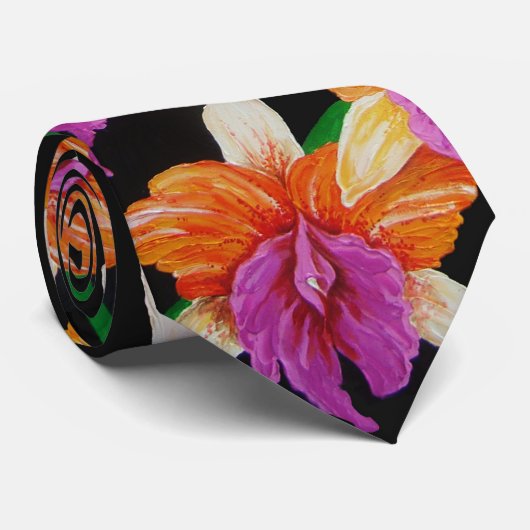 花,花,花首タイ ネクタイ (ロール)