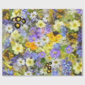 花，花，花 ラッピングペーパー (フラット)