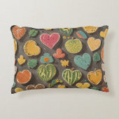 花、落下離れする、快適、深い睡眠、 アクセントクッション (正面)