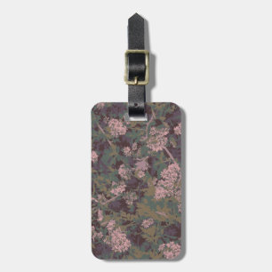 花、葉およびカムフラージュ ラゲッジタグ