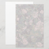花、葉、迷彩 便箋 (正面/裏面)