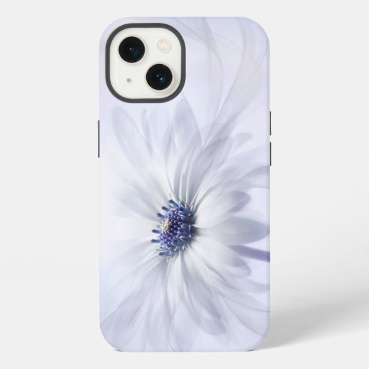 花 | 薄紫色の花 iPhoneケース (裏面)