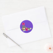 花 虫 スニーカー 全商品 キッズ グッズ ラウンドシール (封筒)
