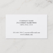 花 |説明 名刺 (裏面)