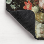 花・貝殻・昆虫バルタサール・ファン・デル・アスト マウスパッド (コーナー)