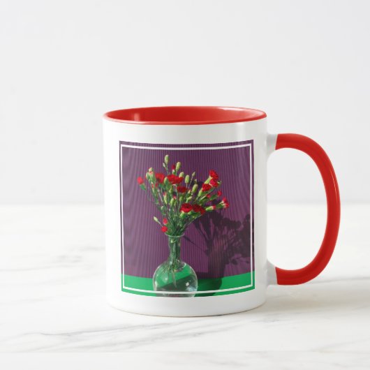 花 |赤い花束 マグカップ (右)