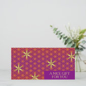 花 – 赤い金ゴールド模様 (スタンド正面)