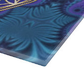 花 – 金ゴールド – フラクタル1 カッティングボード (角)