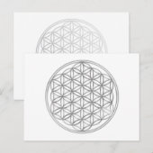 花 |銀 ポストカード (正面/裏面)