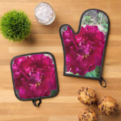 花 鍋つかみ&鍋敷きセット (トップダウン)