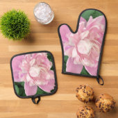 花 鍋つかみ&鍋敷きセット (トップダウン)