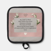 花 鍋敷き (正面)