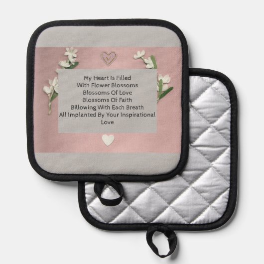 花 鍋敷き (正面/裏面)