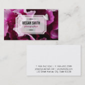 花 |閉じる 名刺 (正面/裏面)