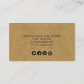 花 – 陰陽記号 名刺 (裏面)