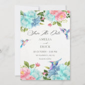 花 鳥 ウェディング セーブザデート (正面)