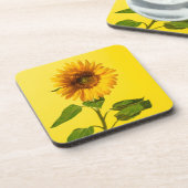 花 |黄色のひまわり コースター (左側)