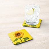 花 |黄色のひまわり コースター (右側)
