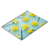 花 |黄色の水仙 ノートブック (左側)